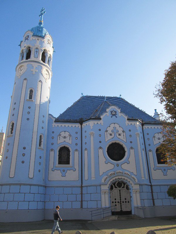 Bratislava; St. Elizabeth's Church (Blue Church)