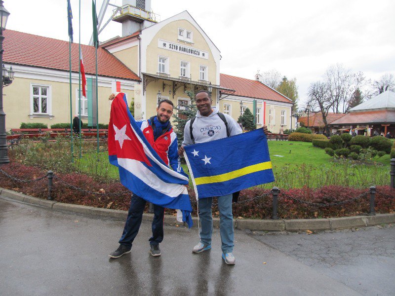 with Daniel at Wieliczka Salt Mines; Cuba & Curaçao meeting in Poland