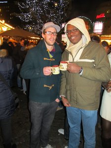 In Cologne with Moritz at the Weihnachtsmarkt