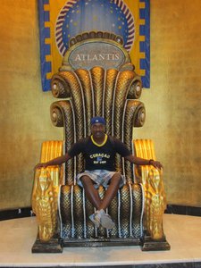 Nassau, Bahamas; Poseidon's Throne at Atlantis Hotel