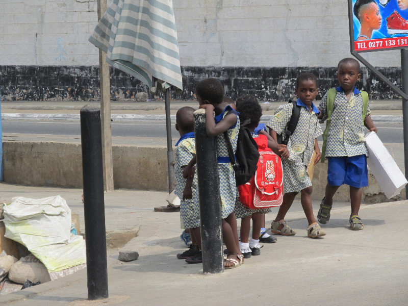 School kids in James Town