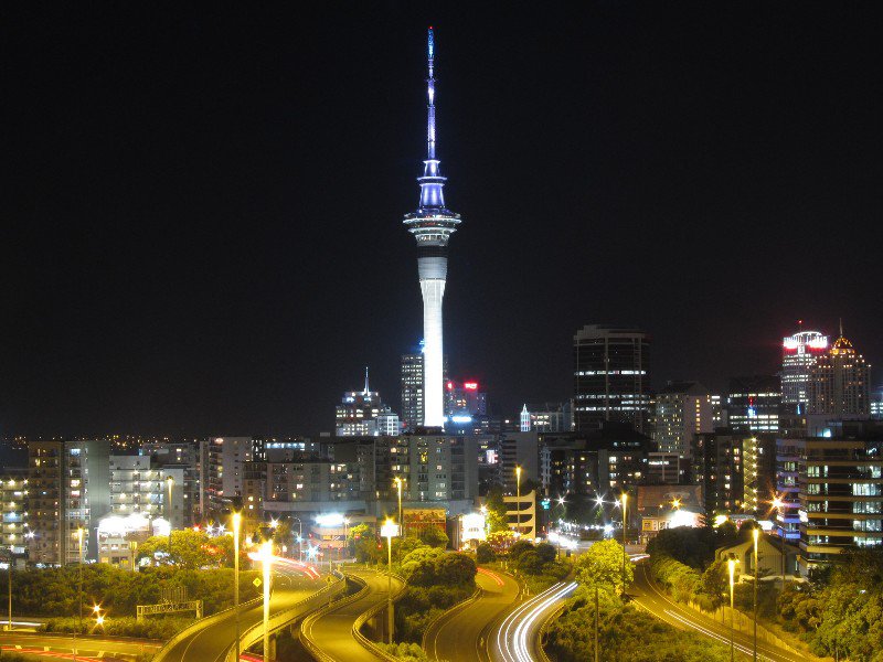 Auckland skyline @ night