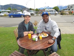 In Te Anau with  my former colleague Mic (China)