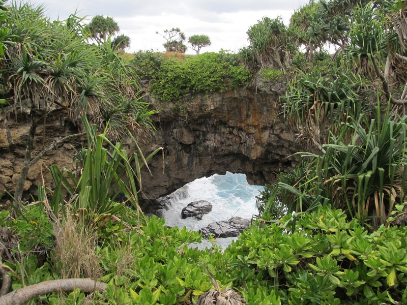 Natural Land Bridge on Tongatapu island