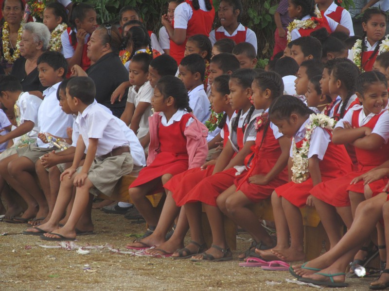 Primary school kids in Nuku'alofa
