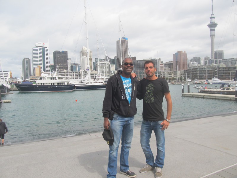 in Auckland with Gabriele