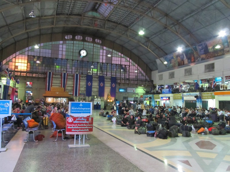 Bangkok's main train station (Hua Lamphong)