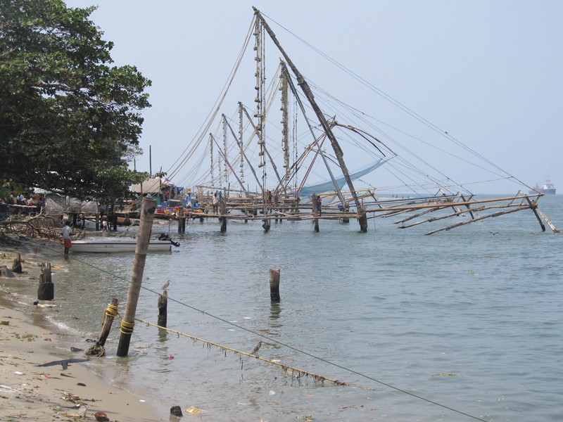 The Chinese fishing nets in Kochi