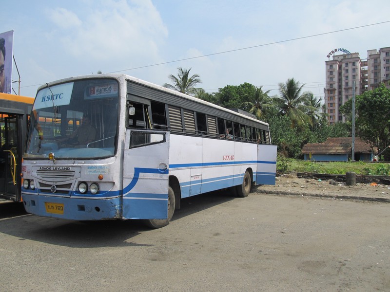 Our bus from Kochi to Munnar