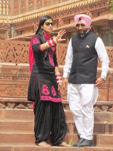 Couple at Jaswant Thada, Jodhpur