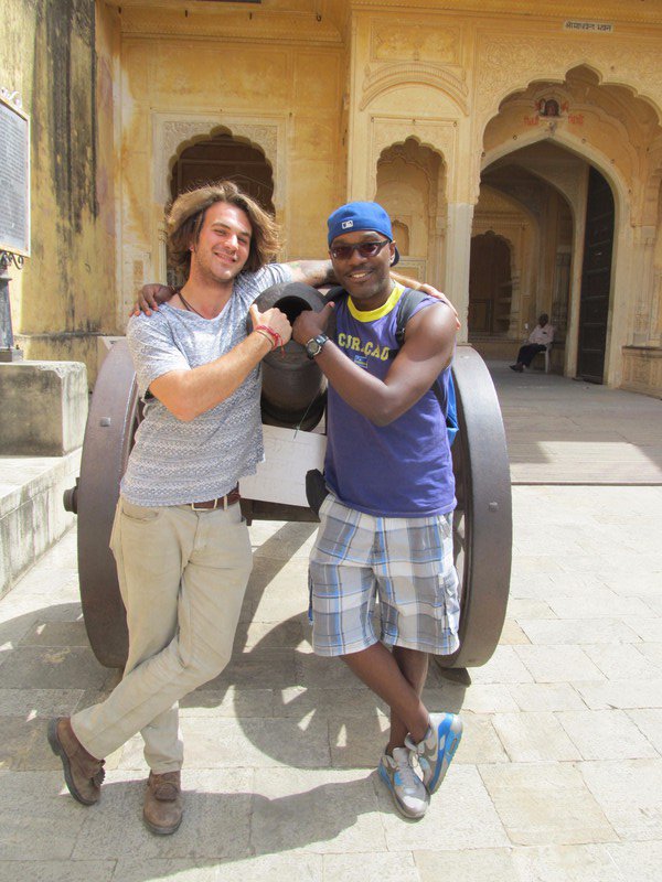 Will and I at Nahargarh Fort