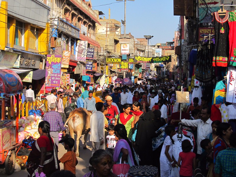Street scene in Varanasi