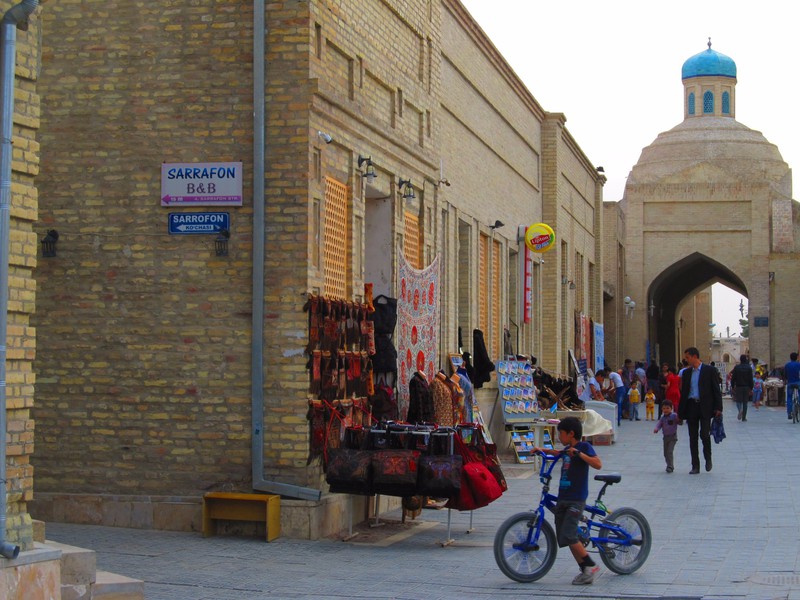 View of the old city of Bukhara