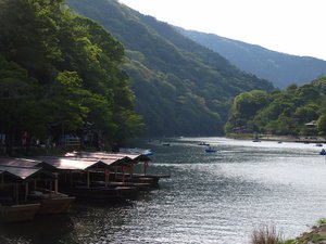The Oi-gawa River in Arashiyama, near Kyoto