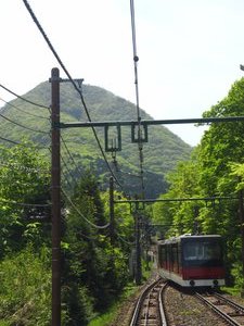 Hakone Tozan Cable Car up to Mt. Hakone