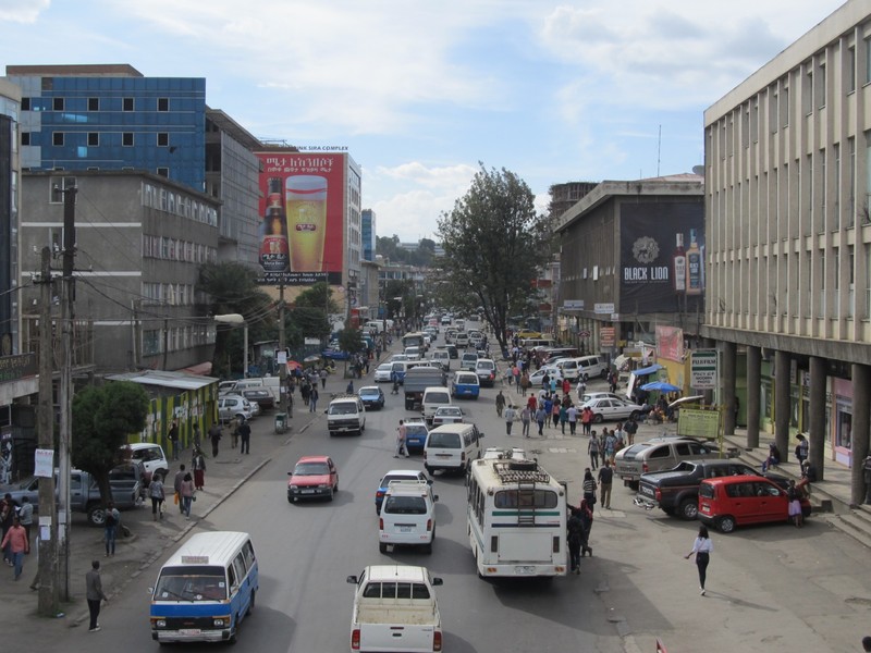 Street scene in Addis Ababa