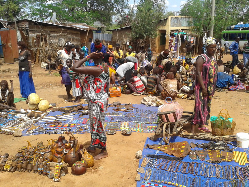 Market in Demeka