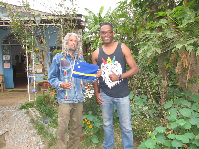 With Ras Hailu Tefari in Shashamane