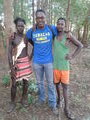 with Hailu and Chicho, my little brothers from the Hamer tribe