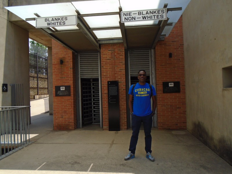 Entrance to the Apartheid Museum in Johannesburg