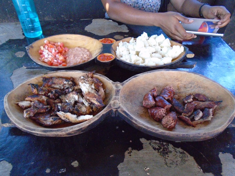 Our lunch in Lobamba