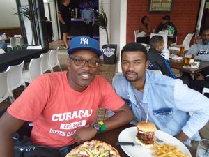 In Durban with Siga, my former colleague I worked in New Zealand with