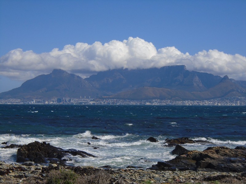 View of the mainland seen from Robben Island