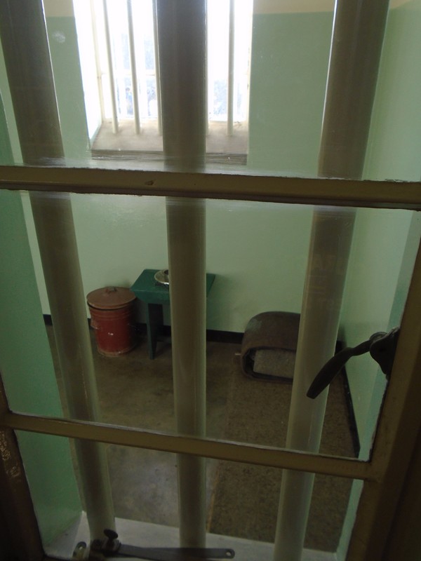Nelson Mandela's cell at Robben Island Prison