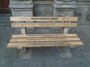 Bench in front of the High Court, Cape Town
