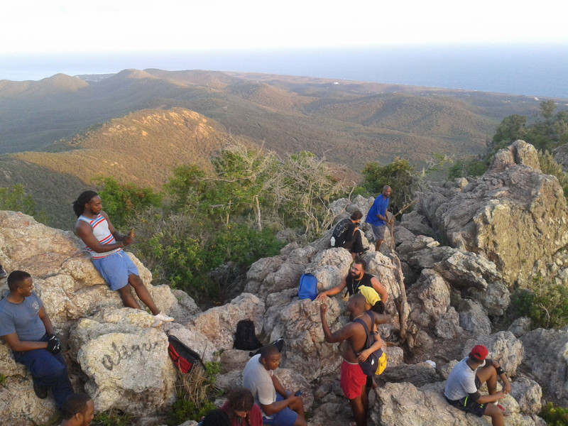 View from Mt. Christoffel, Curaçao's highest peak at 375m (1240ft)