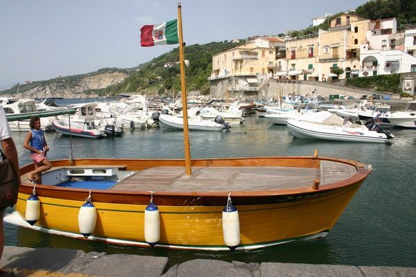 The boat we took back to Sorrento