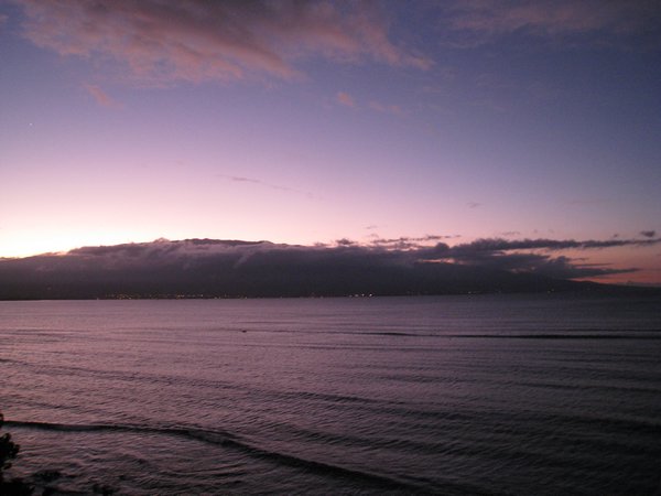 Sunset over Ma'alaea Bay