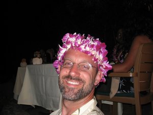 Kevin at the luau