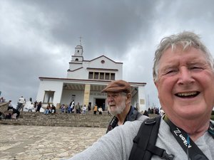 Yours truly with Monseratte Basilica in backgrpund