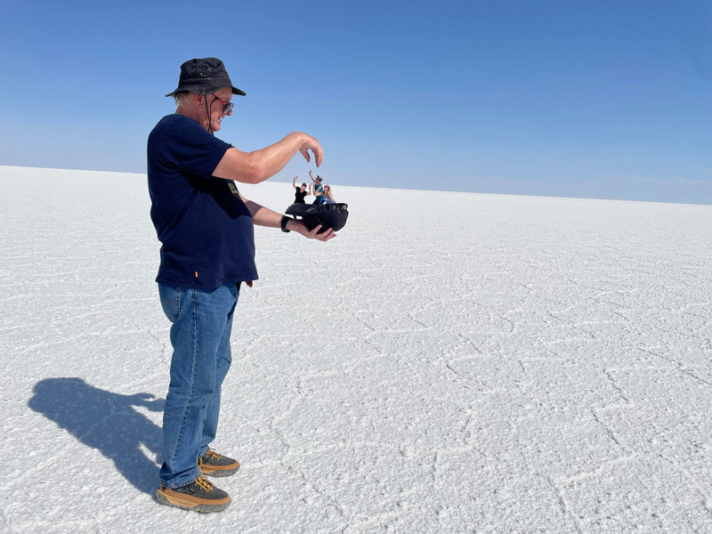 One of those photos they love doing on theSalar