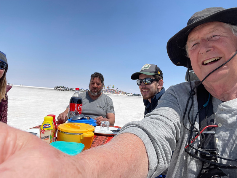 Lunch on the Salar