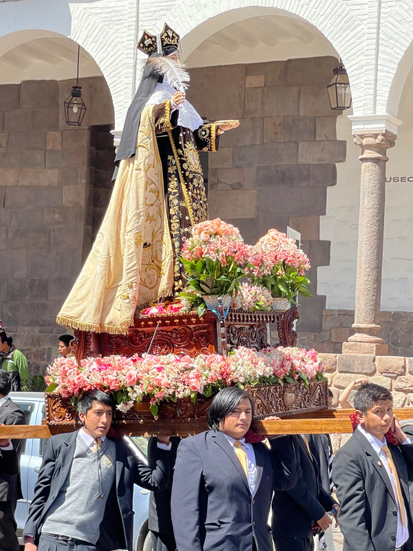 Religious Procession in Cusco.