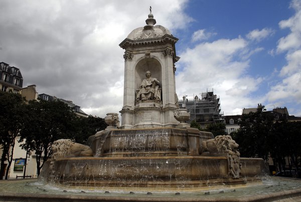 Fountain Outside St Sulpice