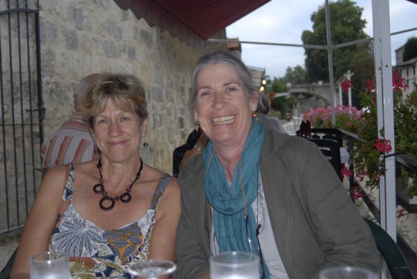 Kathy and Caroline in Nerac
