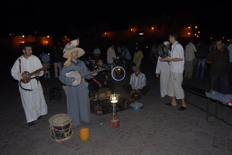 Performers in the Square