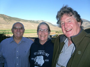 Bill Brock, Caroline and I.