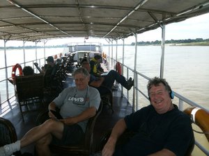Cruising up the Irrawaddy