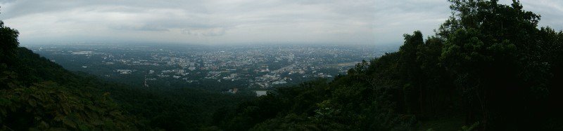 View from 1/2 up The Mountain in Chiang Mai