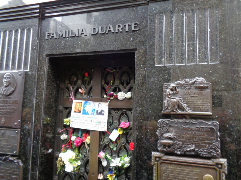 Eva Peron's (Duarte) family crypt