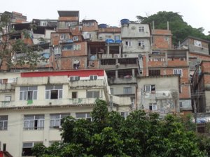 Favela near the Copocabana