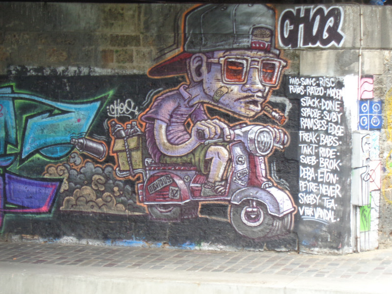 Wall Art around Canal St Martin