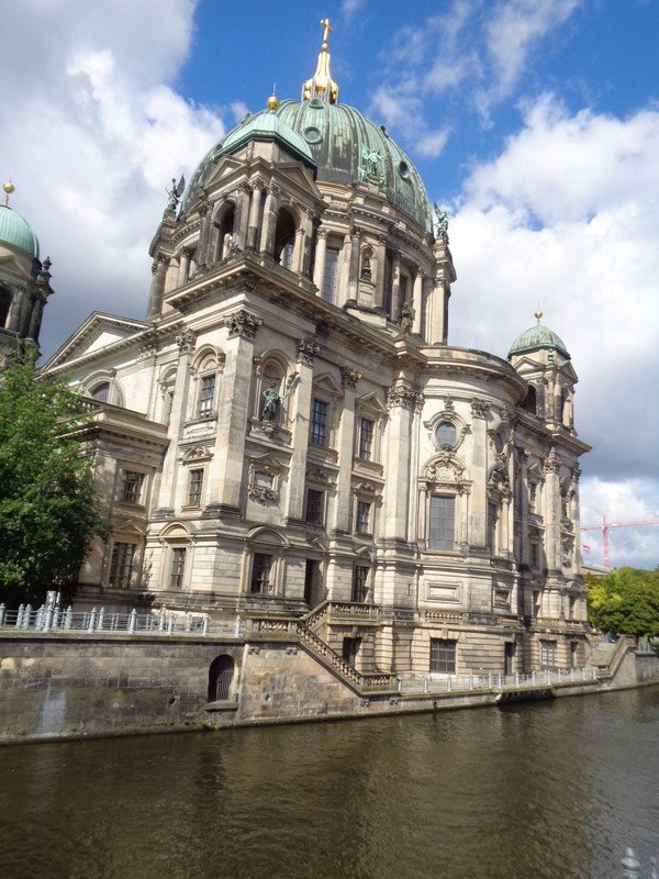 Backside of Protestant Cathedral and River Spree