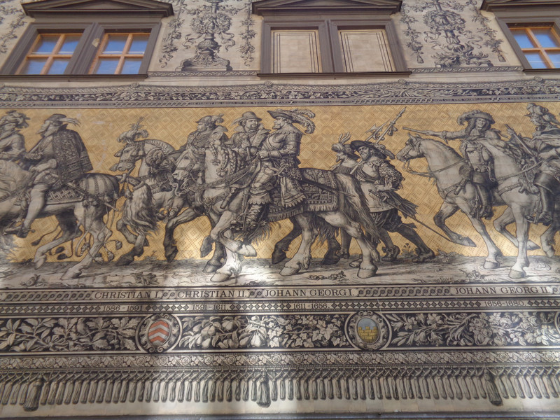 Dresden Tiles Showing Rulers of Dresden
