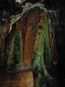 spring  in cavern