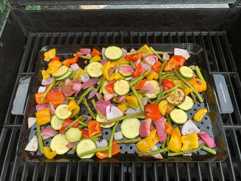 Veggies cooked on the Grill